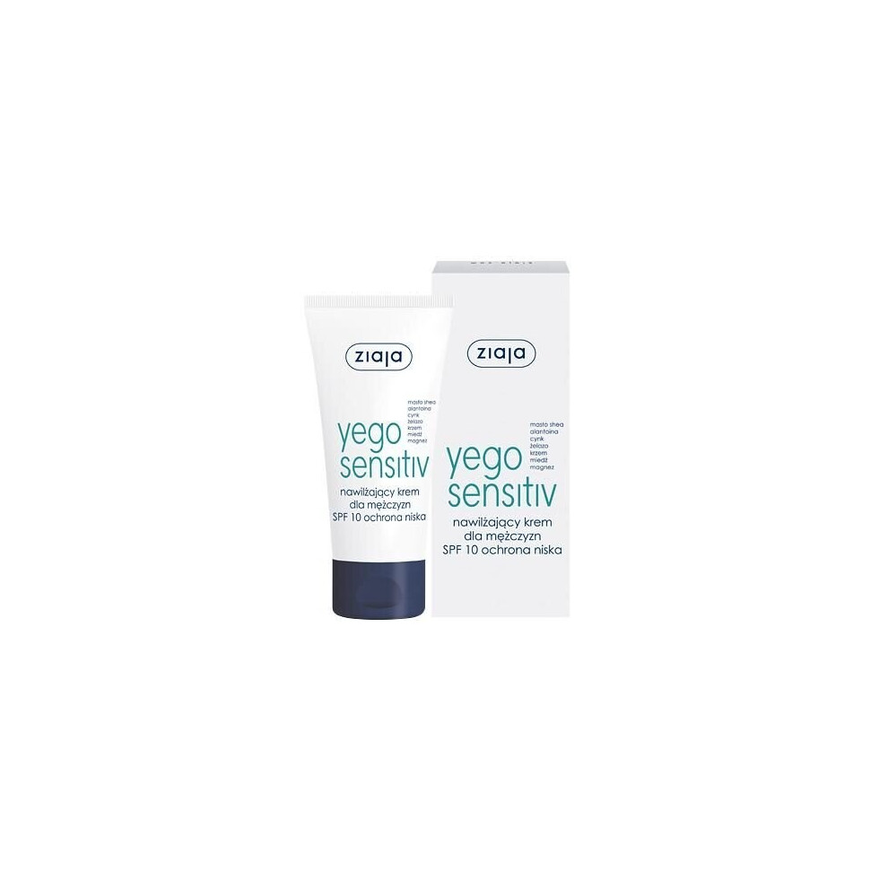 Ziaja Cream Yego Sensitiv, Moisturizing Spf10, 50 Ml