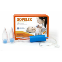 SOPELEK Aspirator wydzieliny do nosa BABYCAP CANPOL BABYONO KATAREK Baby Vac