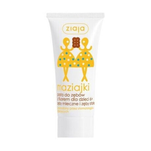 ZIAJA Toothpaste w/ fluoride ice cream flavor 50ml