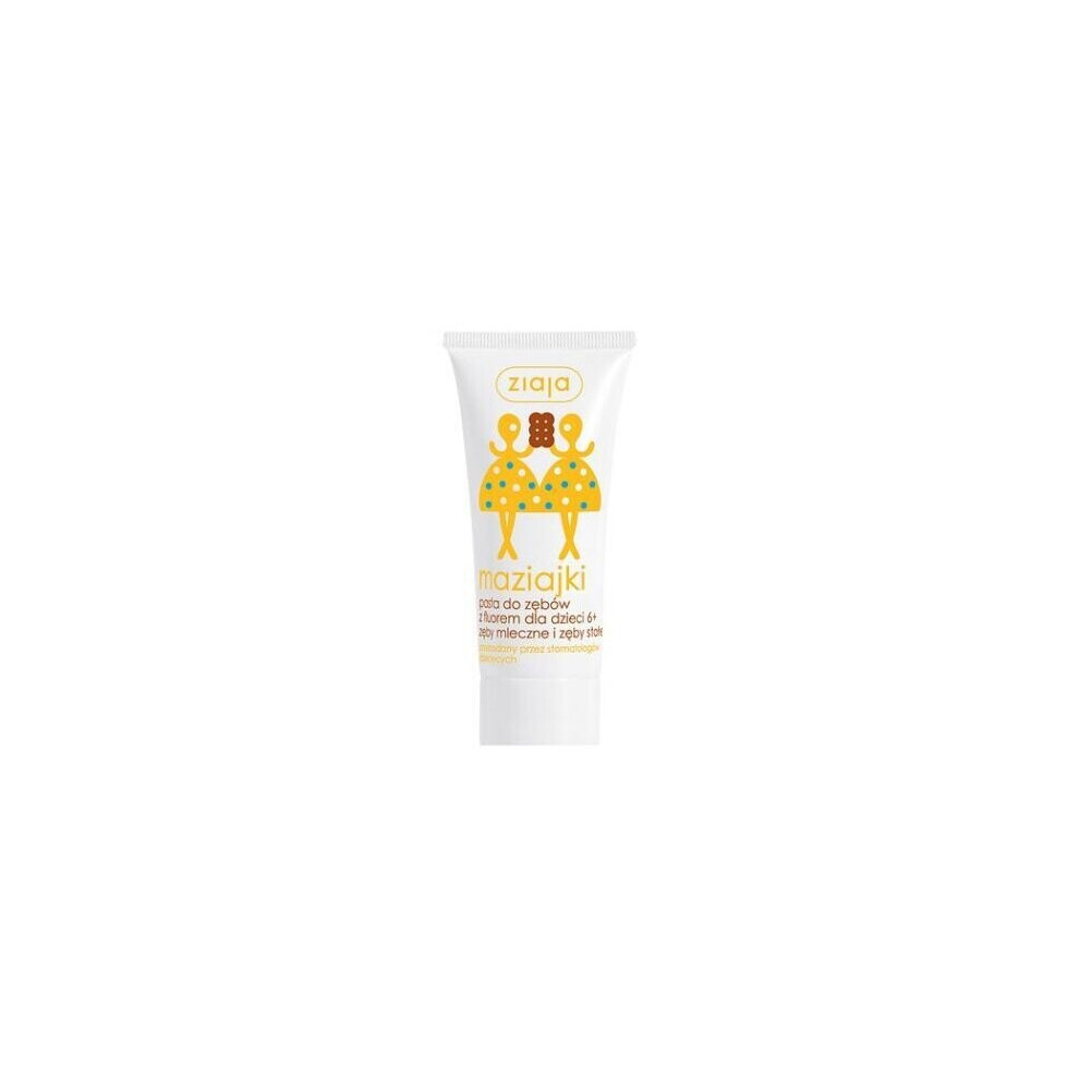 Ziaja Toothpaste W/ Fluoride Ice Cream Flavor 50Ml