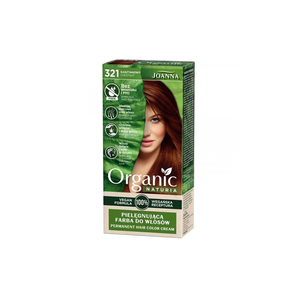 Joanna Brown,Not,Specified Organic Vegan Hair Dye 321 Chestnut