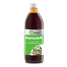 EkaMedica Karczoch sok z karczocha 1000 ml - naturalny suplement diety wspiera wątrobę i gospodarkę lipidową