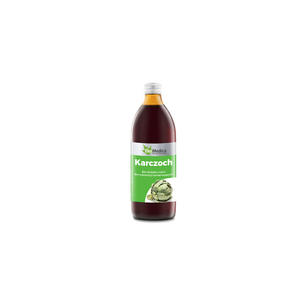 Ekamedica Karczoch Sok Z Karczocha 1000 Ml - Naturalny Suplement Diety Wspiera Wątrobę I Gospodarkę Lipidową
