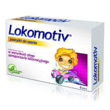 LOKOMOTIV pastylki do ssania 6 sztuk