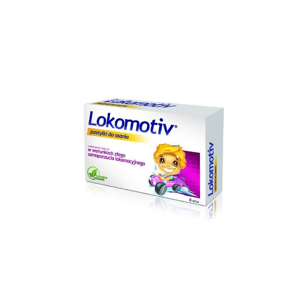 LOKOMOTIV pastylki do ssania 6 sztuk