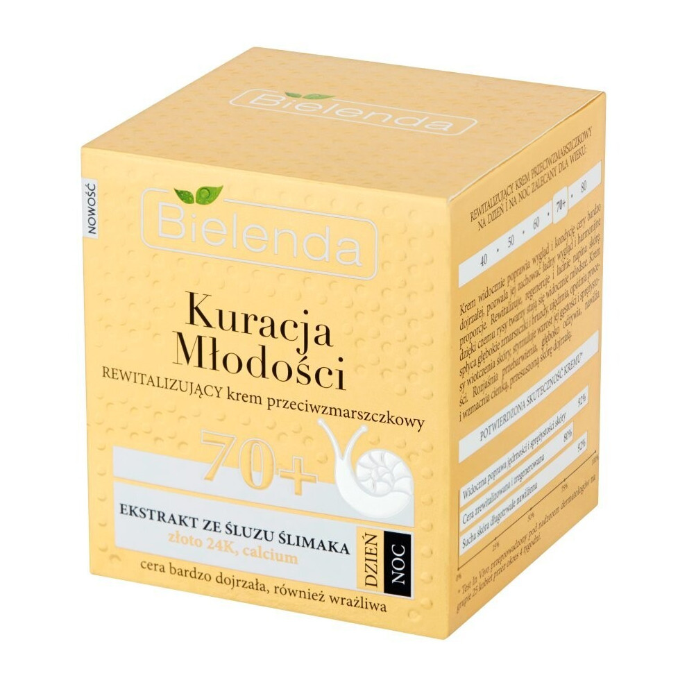 Bielenda Kosmetyki Naturalne Sp. Z O.o. S.k. Cream Bielenda Kuracja MåOdoåCi Revitalizing Anti-Wrinkle 70+ - 50Ml