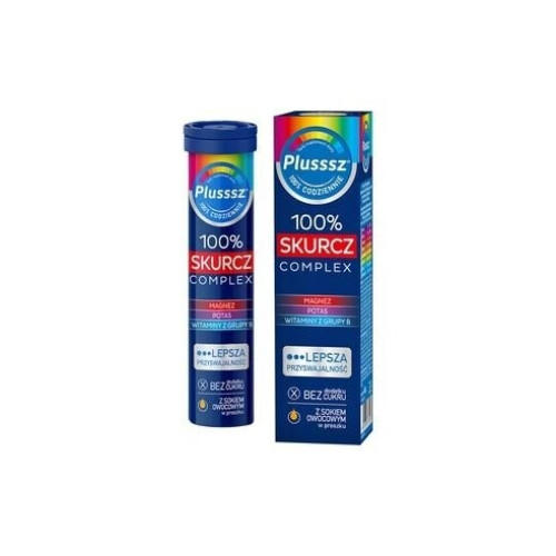 PLUSSSZ 100% Skurcz Complex - 20 effervescent tablets