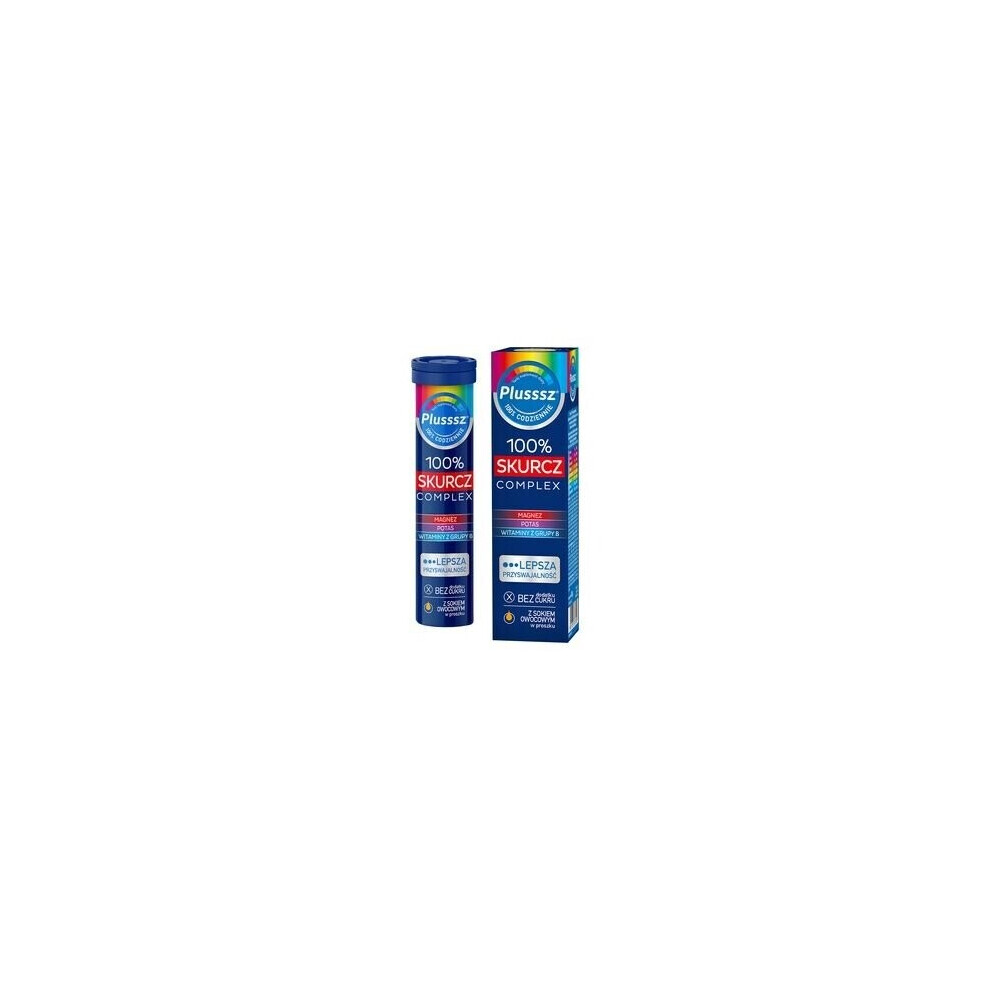 Polski Lek Plusssz 100% Skurcz Complex - Effervescent Tablets Size 20