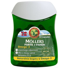 Moller's Forte z tranem, 60 kapsułek