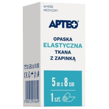 APTEO CARE opaska elastyczna z zapinką 5m x 8cm