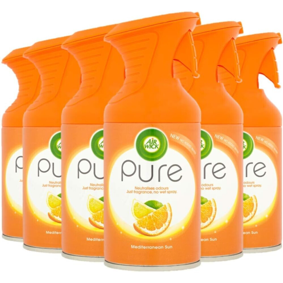 Air Wick Mediterranean Sun Pure Air Freshener250 ml Pack of 6-image-OPC-PFRZW57-NEW