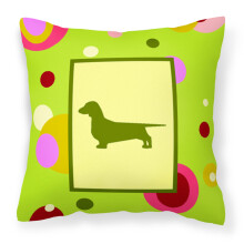 "Caroline's Treasures CK1024PW1414 Dachshund Dekorativ Kudde, Stor, Flerfärgad"