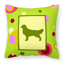 "Caroline's Treasures CK1033PW1414 Golden Retriever Dekorativ Kudde, Stor, Flera Färger"