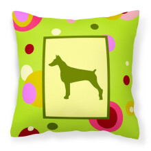 "Caroline's Treasures CK1077PW1414 Doberman Dekorativ Kuddöverdrag, Stor, Flerfärgad"
