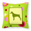 Cuscino Decorativo in Tessuto Canvas Doberman, Grande, Multicolore 1
