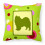 Cuscino Decorativo in Tessuto Canvas Samoyed, Grande, Multicolore 1