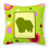"Cuscino Decorativo in Tessuto Canvas Chow Chow, Grande, Multicolore" 1
