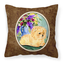 Caroline's Treasures SS8302PW1414 Dekorat vny pl tenn vank Pomeranian, velk , viacfarebn
