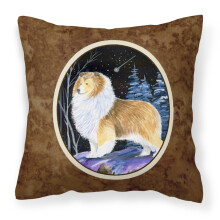 Caroline's Treasures SS8368PW1414 Dekorat vny vank z pl tna s mot lom Starry Night, velk , viacfarebn
