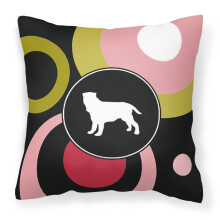 "Caroline's Treasures KJ1088PW1414 Neapolitan Mastiff Dekorativ Kudde i Canvas, Stor, Flera Färger"
