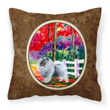 Caroline's Treasures SS8432PW1414 Dekorat vny l tkov vank Keeshond, velk , viacfarebn