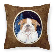 Caroline's Treasures SS8447PW1414 L tkov vank s mot vom anglick ho buldoga Starry Night, velk , viacfarebn