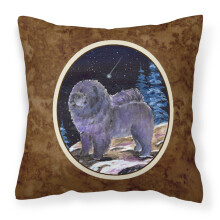 Caroline's Treasures SS8456PW1414 Dekorat vny vank z pl tna s mot vom cau-cau Starry Night, velk , viacfarebn
