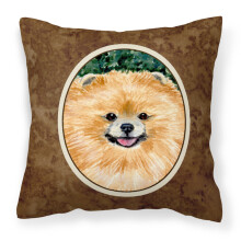 Caroline's Treasures SS8725PW1414 Dekorat vny pl ten vank Pomeranian, velk , viacfarebn