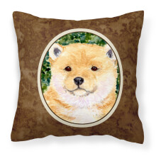 Caroline's Treasures SS8726PW1414 Dekorat vny pl ten vank Shiba Inu, velk , viacfarebn
