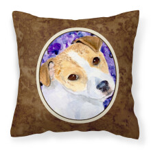 Caroline's Treasures SS8740PW1414 Dekorat vny l tkov vank s mot vom Jack Russell teri ra, velk , viacfarebn