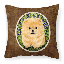 Caroline's Treasures SS8746PW1414 Dekorat vny pl tenn vank Pomeranian, velk , viacfarebn