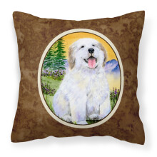 Caroline's Treasures SS8469PW1414 Dekorat vny l tkov vank Great Pyrenees, velk , viacfarebn
