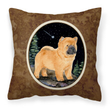 Caroline's Treasures SS8488PW1414 Dekorat vny vank z pl tna s mot vom cau-cau Starry Night, velk , viacfarebn