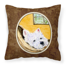 Caroline's Treasures SS8785PW1414 Dekorat   vny pl   ten    l   tkov    vank       Westie, velk   , viacfarebn