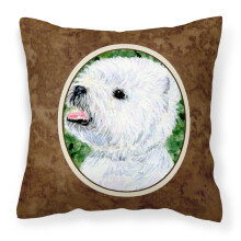 Caroline's Treasures SS8802PW1414 Dekorat vny pl ten l tkov vank Westie, velk , viacfarebn