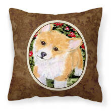 Caroline's Treasures SS8823PW1414 Dekorat vny pl ten vank s mot vom corgi, velk , viacfarebn