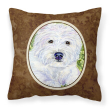 Caroline's Treasures SS8835PW1414 Dekorat vny pl ten l tkov vank Westie, velk , viacfarebn