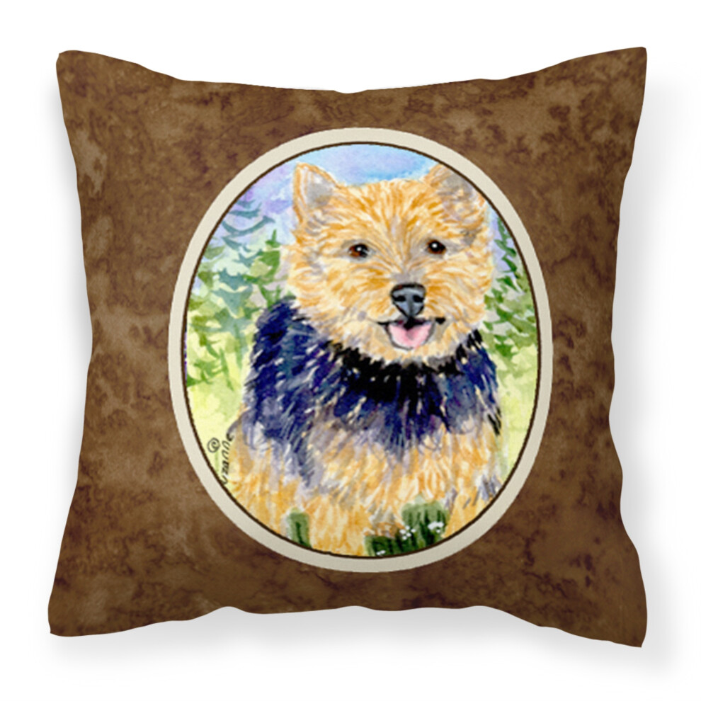 Coussin D Coratif En Toile Multicolore Motif Norwich Terrier, Grand Format, Caroline's Treasures SS8894PW1414-image
