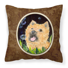 Caroline's Treasures SS8928PW1414 Dekorat   vny pl   ten    vank       s mot   vom Cairn Terrier, velk   , viacfarebn