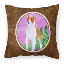 Caroline's Treasures SS8611PW1414 Dekorat   vny pl   ten    l   tkov    vank       Basenji, velk   , viacfarebn