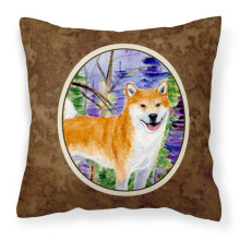 Caroline's Treasures SS8629PW1414 Dekorat vny pl ten vank Shiba Inu, velk , viacfarebn