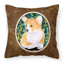 Caroline's Treasures SS8967PW1414 Dekorat   vny pl   ten    vank       s mot   vom corgi, velk   , viacfarebn