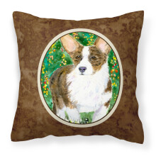 Caroline's Treasures SS8970PW1414 Dekorat   vny pl   ten    vank       s mot   vom corgi, velk   , viacfarebn