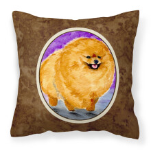 Caroline's Treasures SS8681PW1414 Dekorat   vny pl   ten    vank       Pomeranian, velk   , viacfarebn