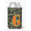 Letter G Initial Monogram - Camo Green Can or Bottle Beverage Insulator Hugger 1