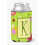 Bokstav K Initial Monogram - Grön Kan- eller Flaskisolator 1