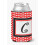 Letter C Initial Monogram - Red Black Polka Dots Can or Bottle Beverage Insulator Hugger 1