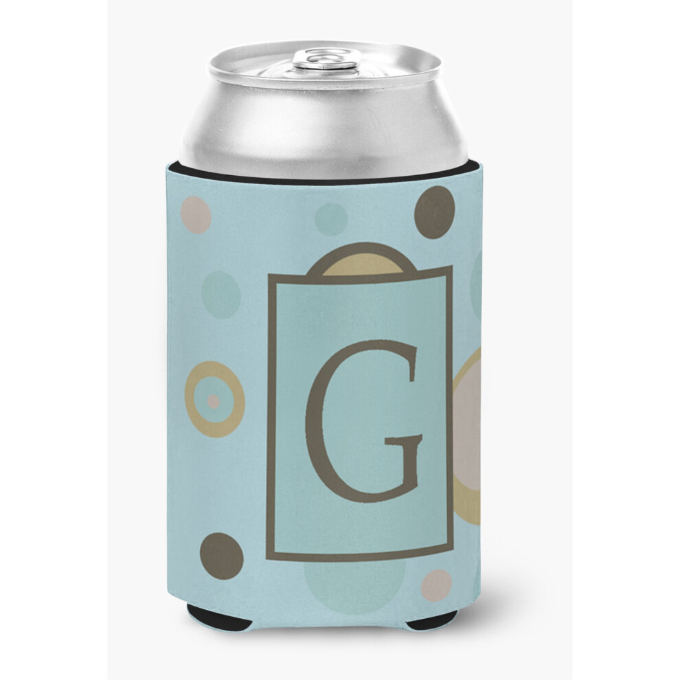 Buchstabe G Initial Monogramm - Blaue Punkte Dose Oder Flasche Getr Nkeisolator Hugger-image