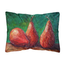 "Caroline's Treasures RDR2008PW1216 Päron Canvas Dekorativ Kudde, Stor, Flerfärgad"