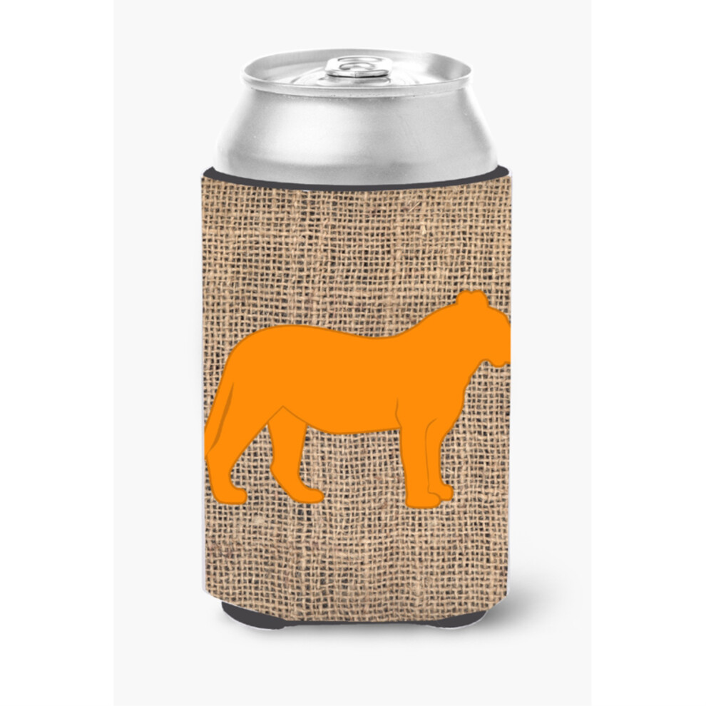 Getr?Nkeisolator Hugger BB1010 Aus Sackleinen Und Orange F?R Dosen Oder Flaschen-image